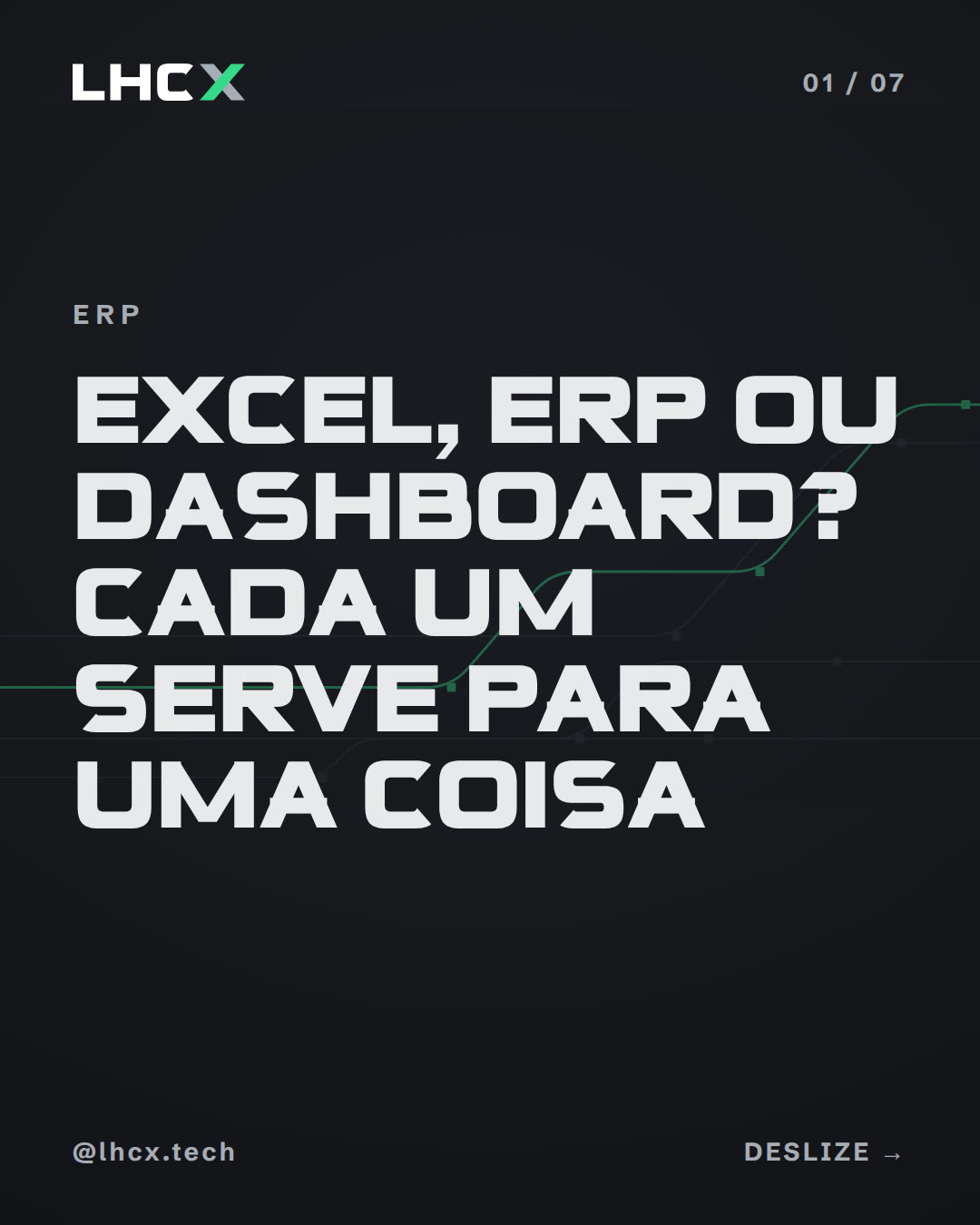 Excel, ERP ou dashboard? Cada um serve para uma coisa