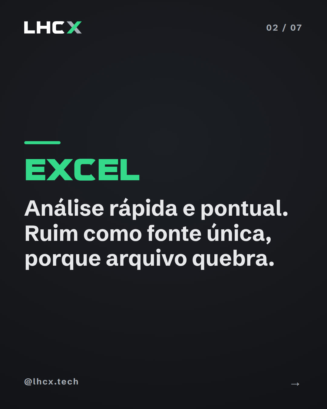 Imagem 2 de 7: Excel, ERP ou dashboard? Cada um serve para uma coisa